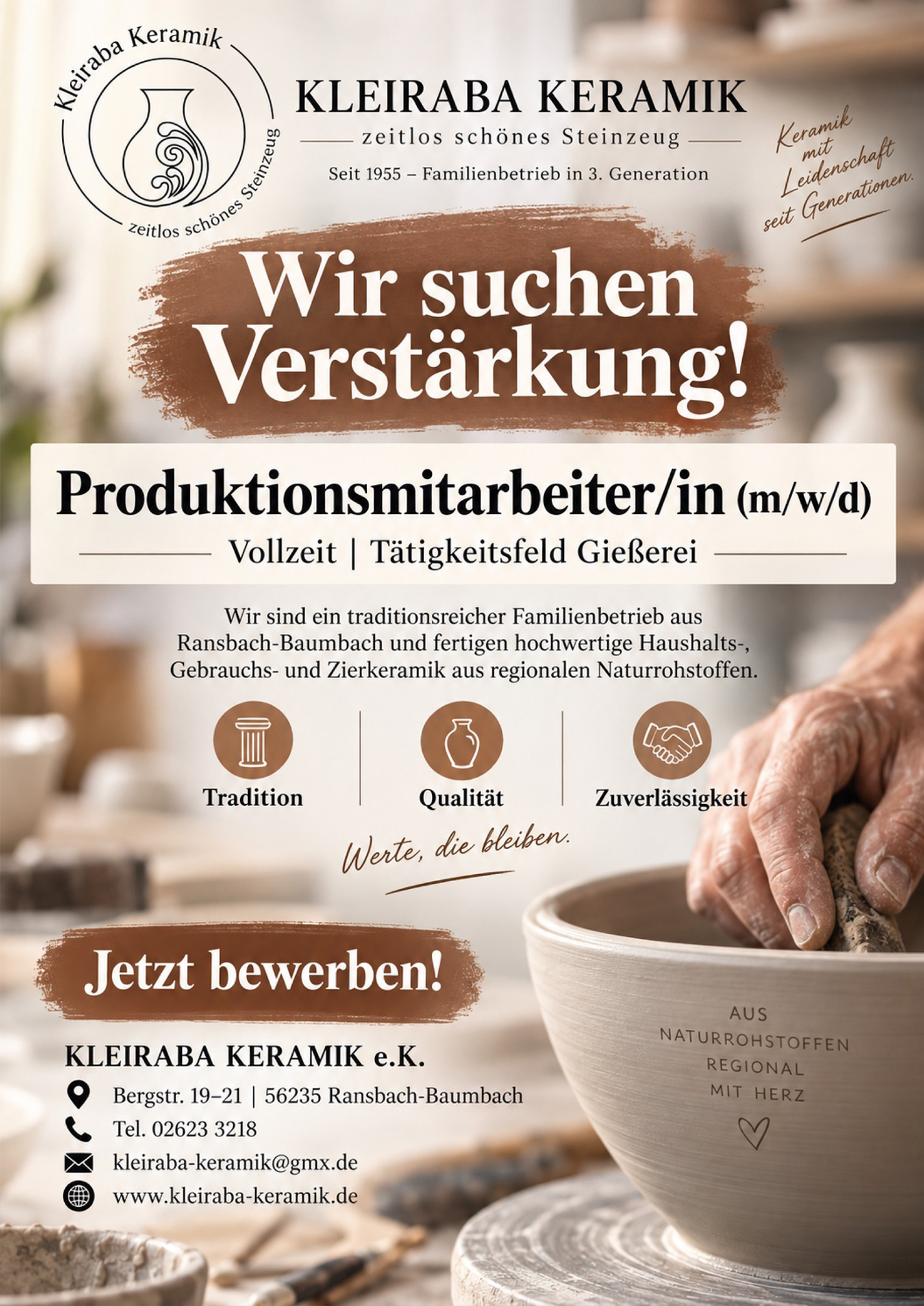 Produktionsmitarbeiter gesucht